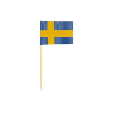 Partypinnar 8 cm "Sverige"