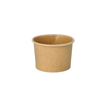 Portionsbägare, papper 45 ml Ø 6 cm · 4,1 cm brun "100% Fair"