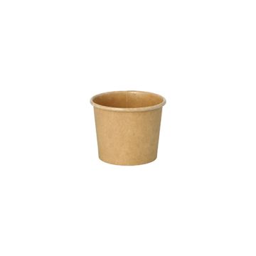 Portionsbägare, papper 60 ml Ø 6 cm · 4,9 cm brun "100% Fair"