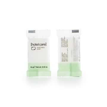 Rektangulär tvål "Hotel Care" 8 mm x 52 mm x 33 mm vit i flowpack
