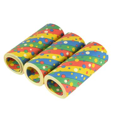 Enorma serpentiner 15 m "Confetti" flamskyddad