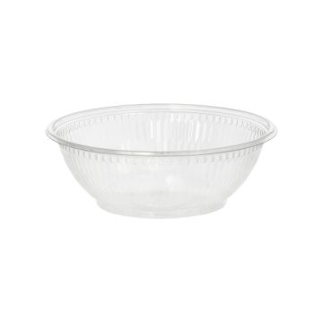 Salladsskål, R-PET rund 500 ml Ø 15,5 cm · 5,5 cm glasklar