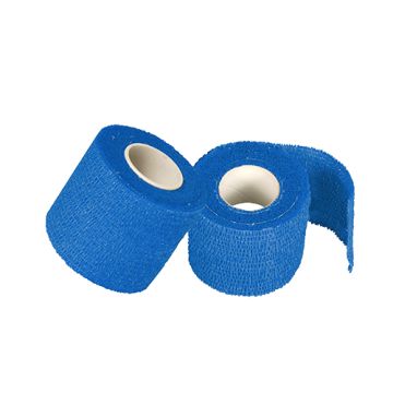Pflaster / Bandagen selbsthaftend 5 m x 5 cm blå