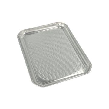 Serveringsfat, aluminium kantig 35 cm x 26 cm
