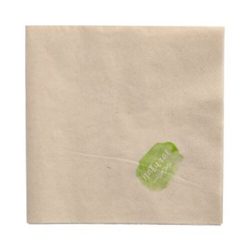 Servetter, 2-lagers 1/4-vikt 33 cm x 33 cm natur oblekta