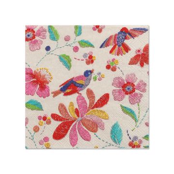 Servett, 3-lags 1/4-vikt 25 cm x 25 cm "Brasil"