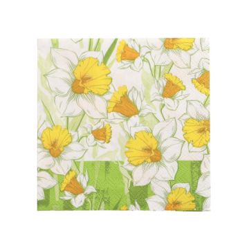 Servetter, 3-lagers 1/4-vikt 25 cm x 25 cm "Narciso"