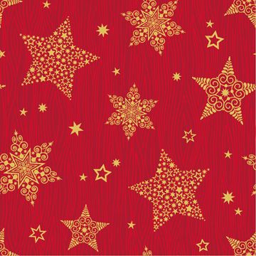 Servetter, 3-lagers 1/4-vikt 33 cm x 33 cm "Christmas Shine"