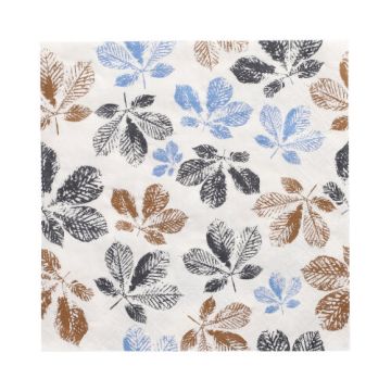 Servetter, 3-lagers 1/4-vikt 33 cm x 33 cm "Fallen Leaves"