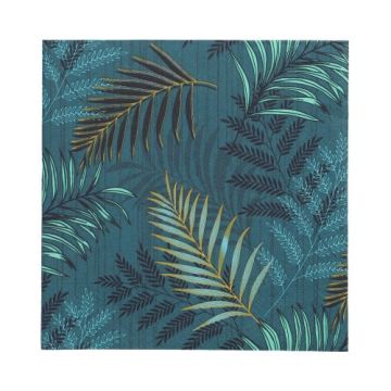 Servetter, 3-lagers 1/4-vikt 33 cm x 33 cm "Jungle Leaves"