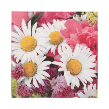 Servetter, 3-lagers 1/4-vikt 33 cm x 33 cm "Marguerite"