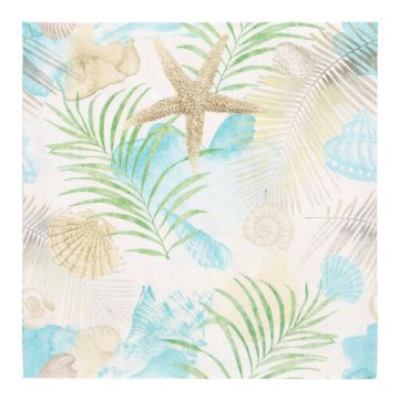 Servetter, 3-lagers 1/4-vikt 33 cm x 33 cm "Seaside"