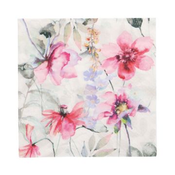 Servetter, 3-lagers 1/4-vikt 33 cm x 33 cm "Summer Scent"