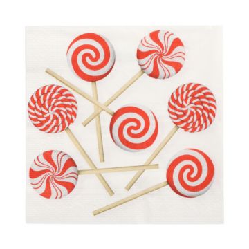 Servetter, 3-lagers 1/4-vikt 33 cm x 33 cm "Sweets"