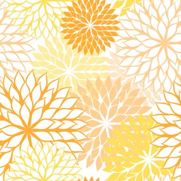 Servetter, 3-lagers 1/4-vikt 40 cm x 40 cm gul "Floralies"