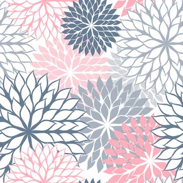 Servetter, 3-lagers 1/4-vikt 40 cm x 40 cm grå "Floralies"