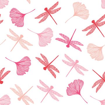 Servetter, 3-lagers 1/4-vikt 40 cm x 40 cm rose "Ginko"