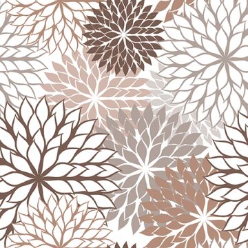 Servetter, 3-lagers 1/4-vikt 40 cm x 40 cm mullvad "Floralies"