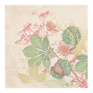 Servetter "ROYAL Collection" 1/4-vikt 40 cm x 40 cm "Autumn Leaves"