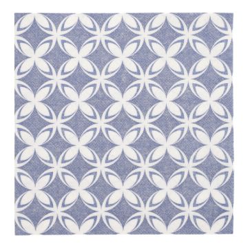 Servetter "ROYAL Collection" 1/4-vikt 40 cm x 40 cm "Delft"