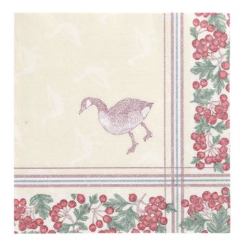 Servetter "ROYAL Collection" 1/4-vikt 40 cm x 40 cm "Goose"