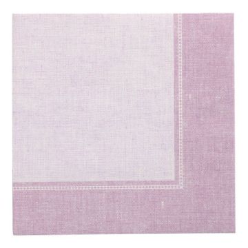 Servetter "ROYAL Collection" 1/4-vikt 40 cm x 40 cm syrénlila "Linum"