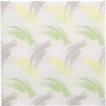 Servetter "ROYAL Collection" 1/4-vikt 40 cm x 40 cm limegrön "Brushstroke"