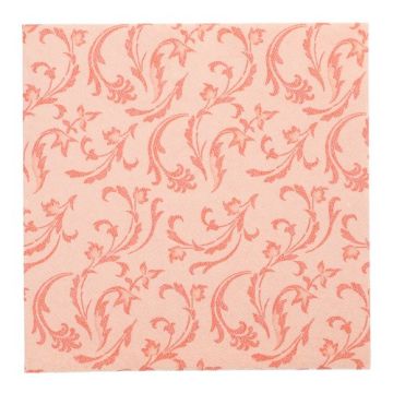 Servetter "ROYAL Collection" 1/4-vikt 40 cm x 40 cm nektarin "Damascato"