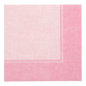 Servetter "ROYAL Collection" 1/4-vikt 40 cm x 40 cm rosa "Linum"
