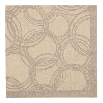 Servetter "ROYAL Collection" 1/4-vikt 40 cm x 40 cm sand "Bubbles"