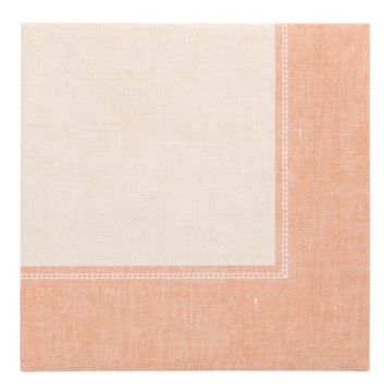 Servetter "ROYAL Collection" 1/4-vikt 40 cm x 40 cm terracotta "Linum"