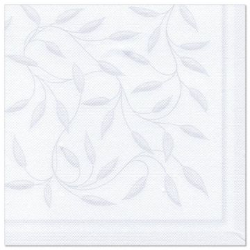 Servetter "ROYAL Collection" 1/4-vikt 40 cm x 40 cm vit "New Mediterran"