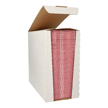 Servetter "ROYAL Collection" 1/6-vikt 48 cm x 33 cm vinröd "Kitchen Craft"