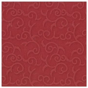 Servetter "ROYAL Collection" 1/4-vikt 40 cm x 40 cm vinröd "Casali"