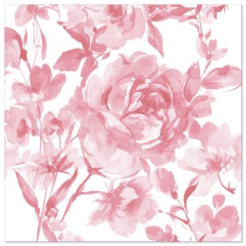 Servetter "ROYAL Collection" 1/4-vikt 40 cm x 40 cm vinröd "Rose"