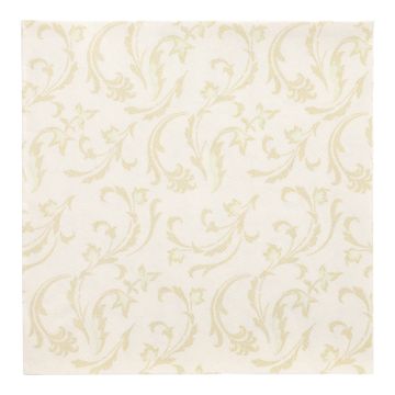 Servetter "ROYAL Collection" 1/4-vikt 40 cm x 40 cm champagne "Damascato"