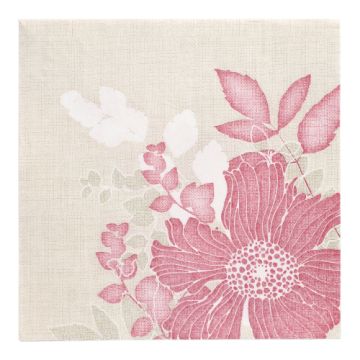 Servetter "ROYAL Collection" 1/4-vikt 40 cm x 40 cm fuchsia "Annabel"