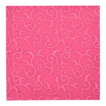 Servetter "ROYAL Collection" 1/4-vikt 40 cm x 40 cm fuchsia "Casali"