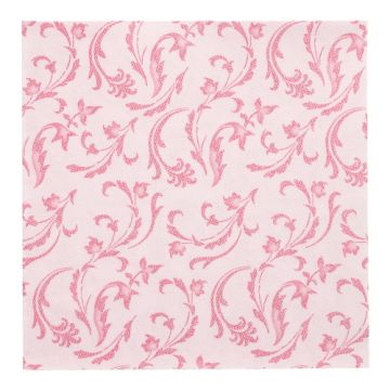 Servetter "ROYAL Collection" 1/4-vikt 40 cm x 40 cm fuchsia "Damascato"