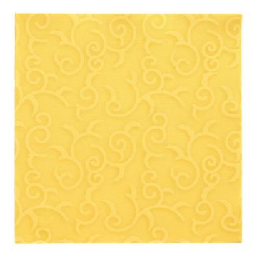Servetter "ROYAL Collection" 1/4-vikt 40 cm x 40 cm gul "Casali"