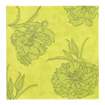 Servetter "ROYAL Collection" 1/4-vikt 40 cm x 40 cm grön "Thalia"
