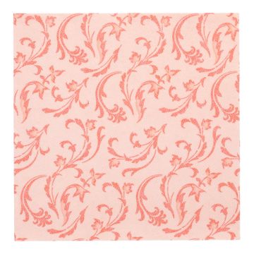 Servetter "ROYAL Collection" 1/4-vikt 40 cm x 40 cm nektarin "Damascato"