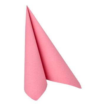 Servetter "ROYAL Collection" 1/4-vikt 40 cm x 40 cm rosa