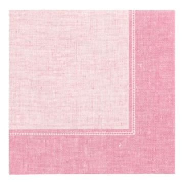 Servetter "ROYAL Collection" 1/4-vikt 40 cm x 40 cm rosa "Linum"