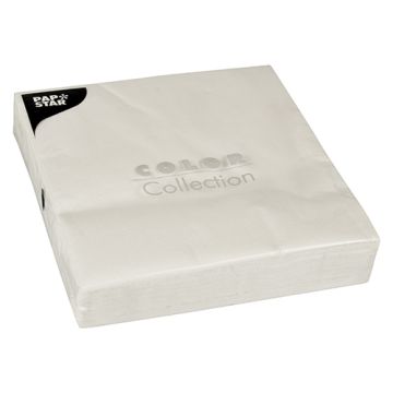 servetter, 2-lagiga 1/4-vikt 40 cm x 40 cm vit