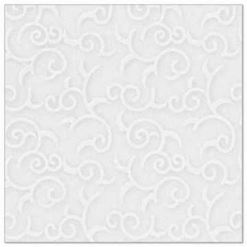 Servetter "ROYAL Collection" 1/4-vikt 40 cm x 40 cm vit "Casali"