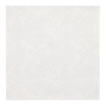 Servetter "ROYAL Collection" 1/4-vikt 40 cm x 40 cm vit "Casali"