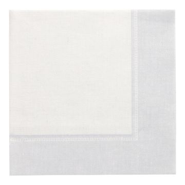 Servetter "ROYAL Collection" 1/4-vikt 40 cm x 40 cm vit "Linum"