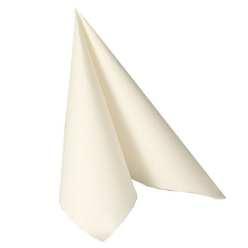 Servetter "ROYAL Collection" 1/4-vikt 48 cm x 48 cm vit
