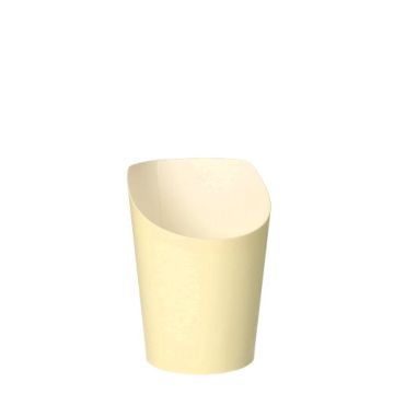 Snacksbägare, papper "To Go" 0,16 l Ø 7,5 cm · 9,9 cm beige